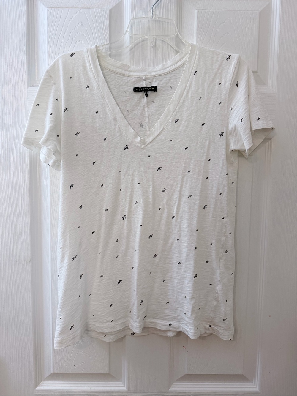 Rag & bone star print tee sz M